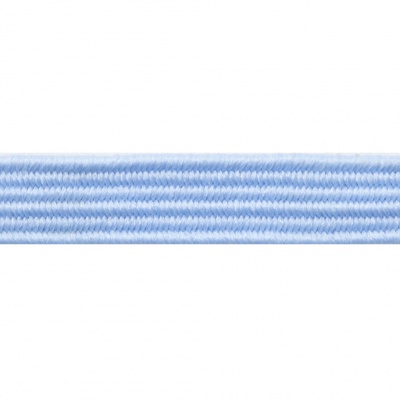 Резиновые нити с текстильным покрытием, шир. 6 мм ( упак.30 м/уп), цв.- 108-голубой - купить в Москве. Цена: 155.22 руб.