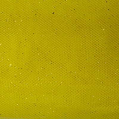 Сетка Глиттер, 24 г/м2, шир.145 см., желтый - купить в Москве. Цена 117.24 руб.